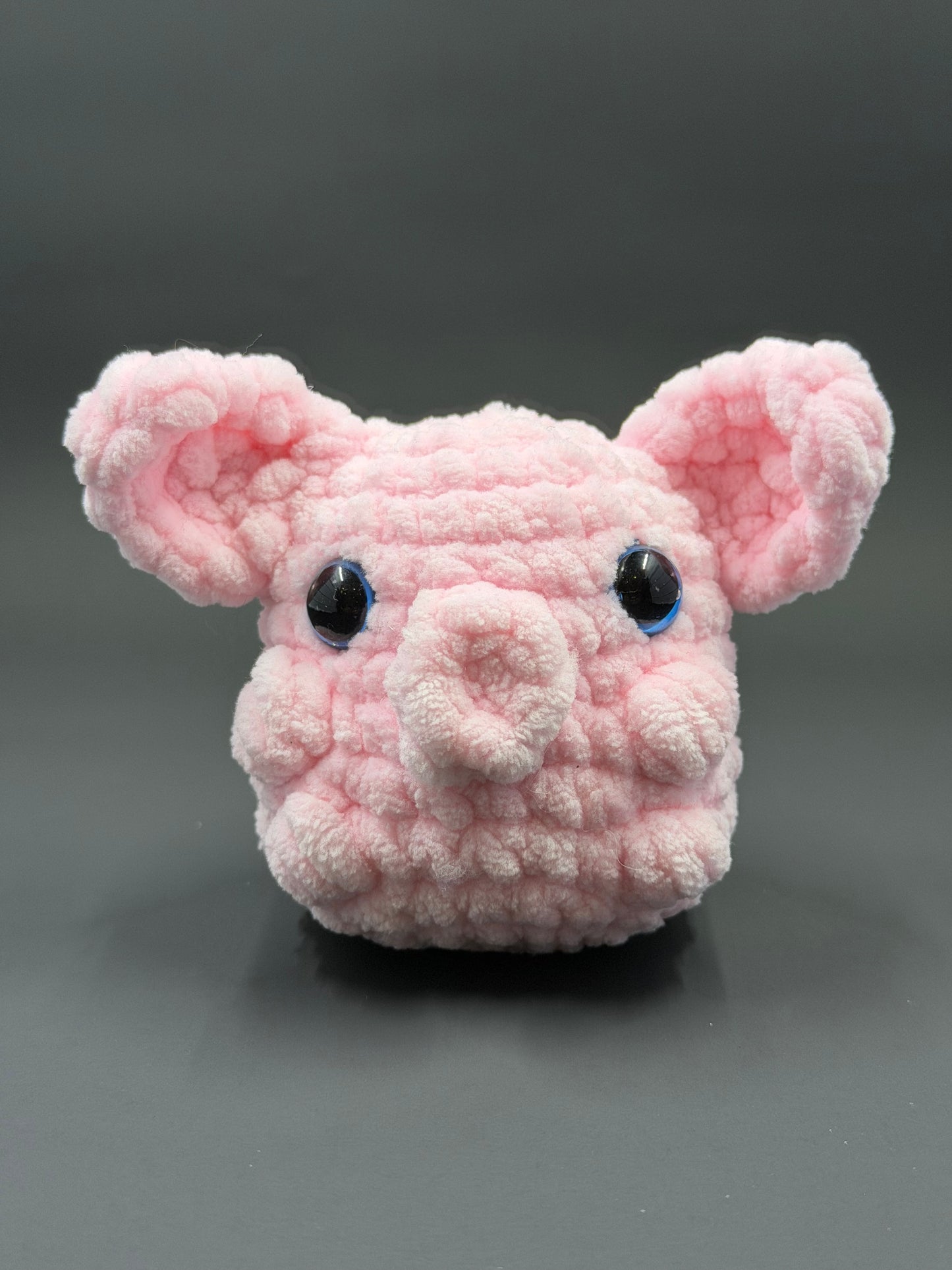 🐷 Mini Crochet Piglet Plushie | Handmade Amigurumi | Chenille Yarn Stuffed Animal